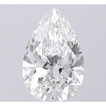 Diament laboratoryjny bezbarwny szlif gruszkowy, 1.53ct, VVS1, D, IGI LG713594541